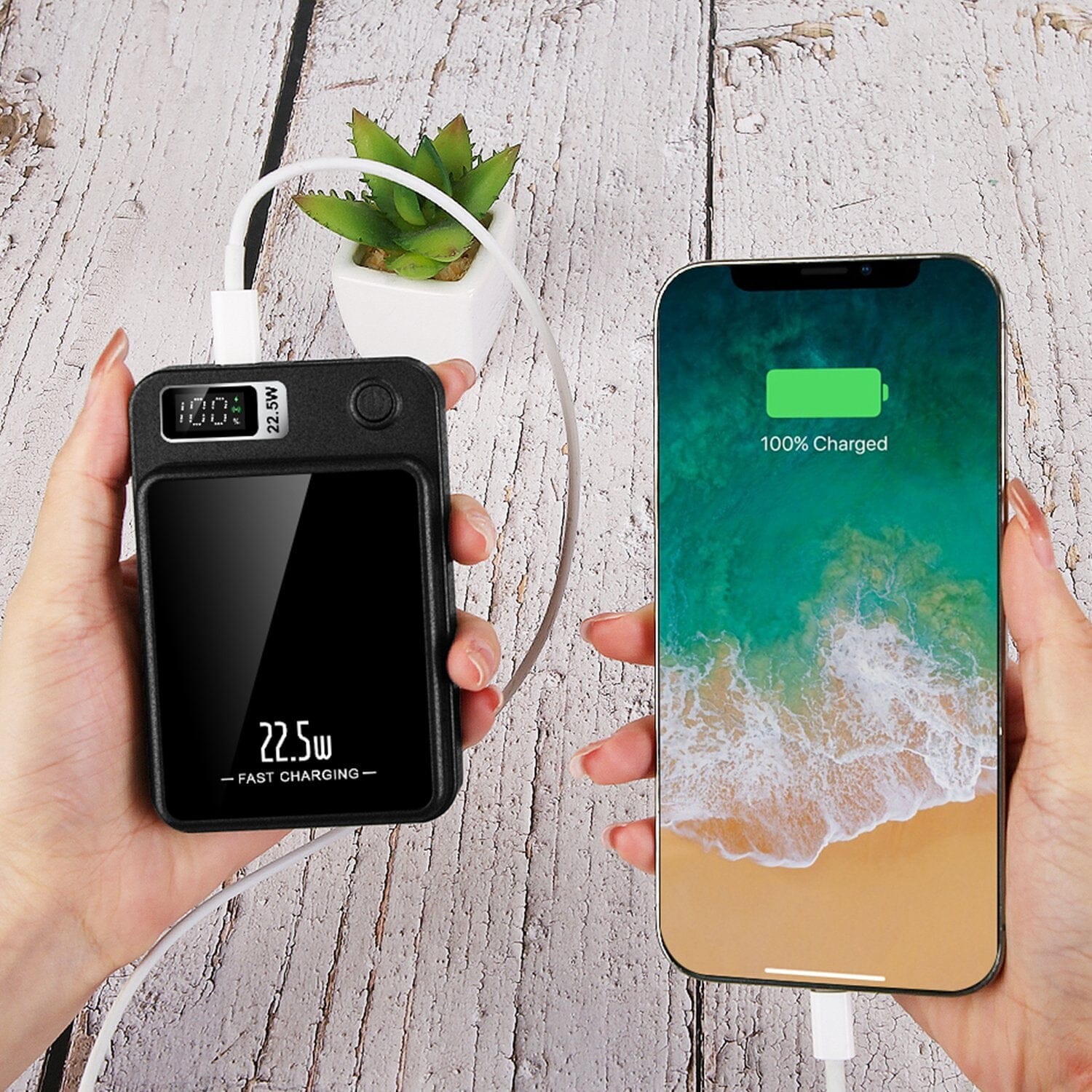 2-in-1 Magnetic Wireless Power Bank 10000mAh PD20W Fast Charger Mag Safe Outlet Cheap Pices