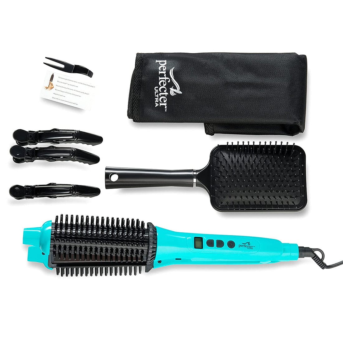 Calista 2-in-1 Heated Brush Iron Hair Styler 100% Authentic For Sale