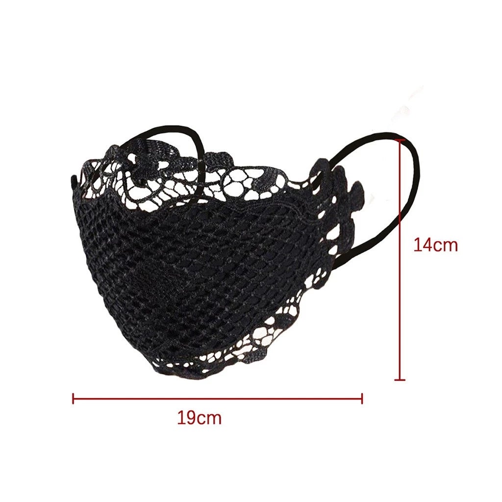 5-Pack: Lace Mouth Mask Largest Supplier For Sale