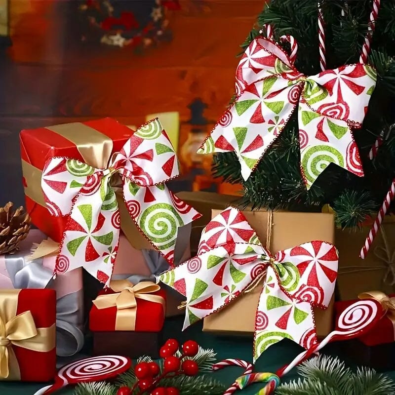 20-Pieces: Christmas Tree Bow Decorations Sale Affordable