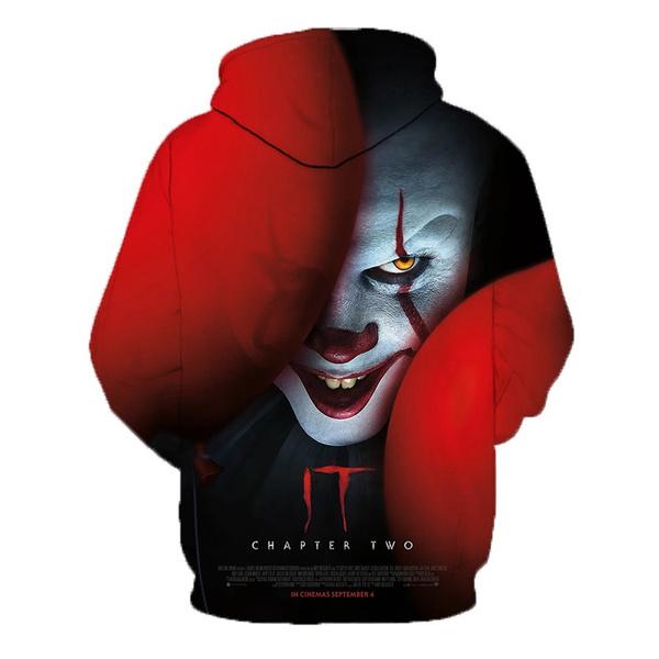 3D Printed The Dancing Clown Hooded Sweatshirt Free Shipping Fashion Style