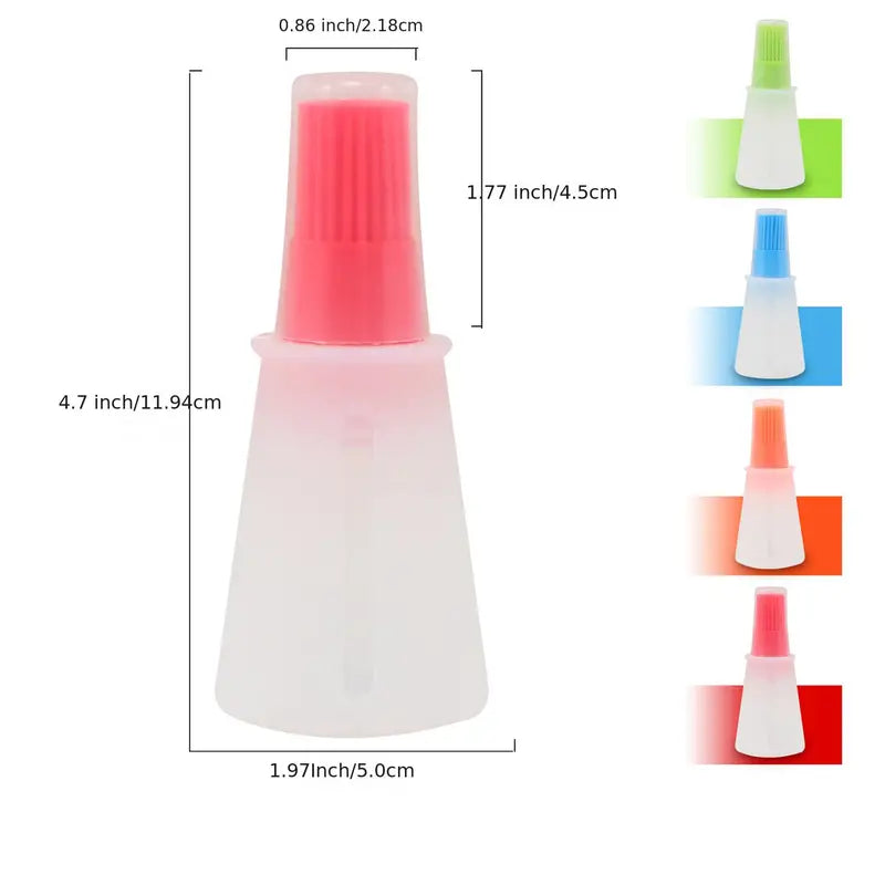 3-Pack: 2.2oz Silicone BBQ Oil Bottle Brush with Flat-Bottom Design Footlocker Finishline Cheap Pice