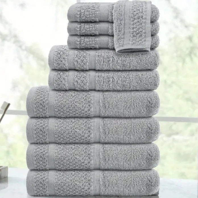 10-Piece: Towel Set with Upgraded Softness & Durability Free Shipping Inexpensive