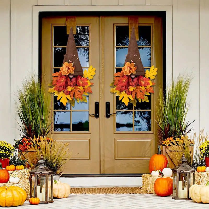 Maple Gnome Front Door Hanging Decorations 2025 Unisex