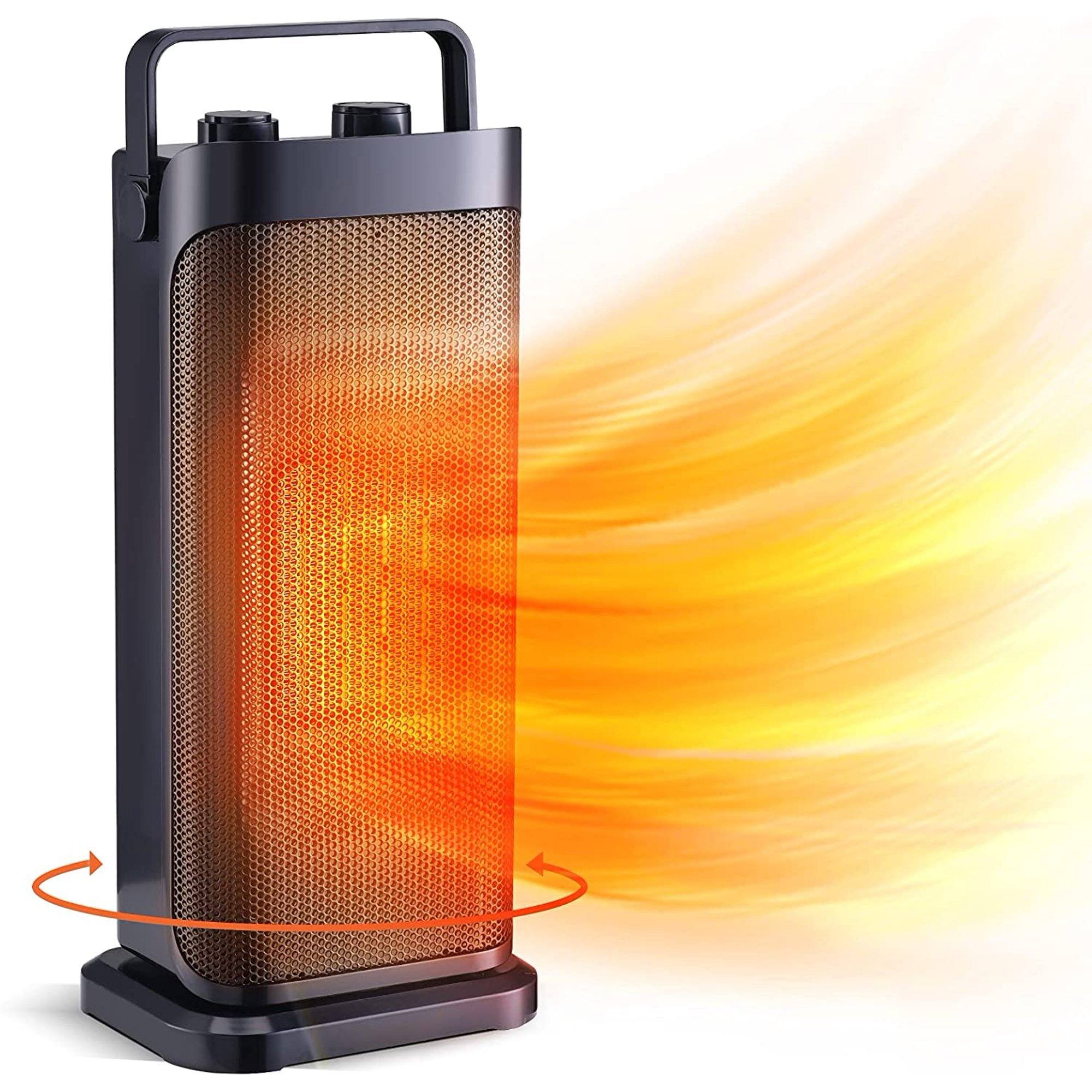 Trustech Ceramic Space Heater with Tip-Over Overheat Protection Free Shipping Get Authentic