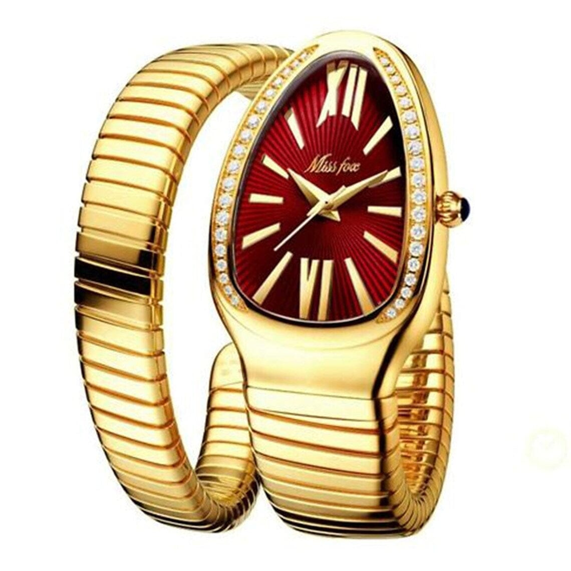 Women's Snake Shape Luxury Wrist Watch Amazon Footaction