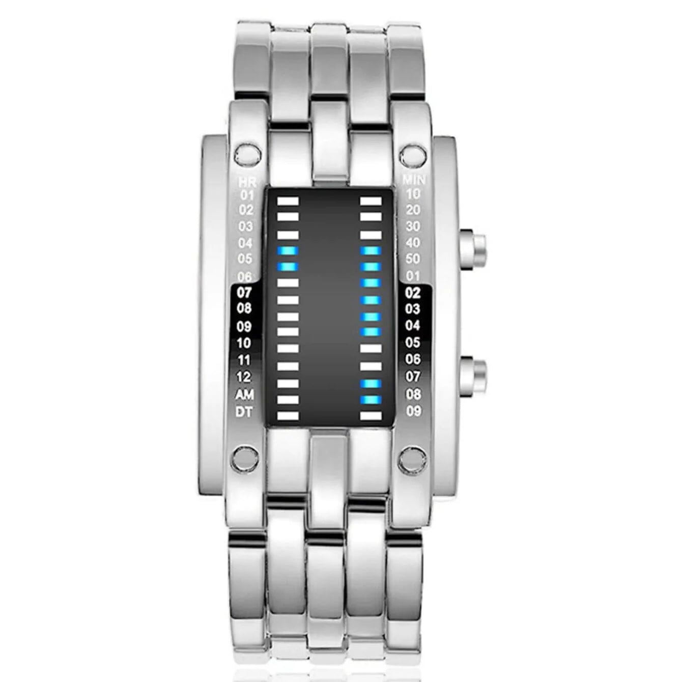 Men LED Light Stainless Steel Sports Watch Discount Shop