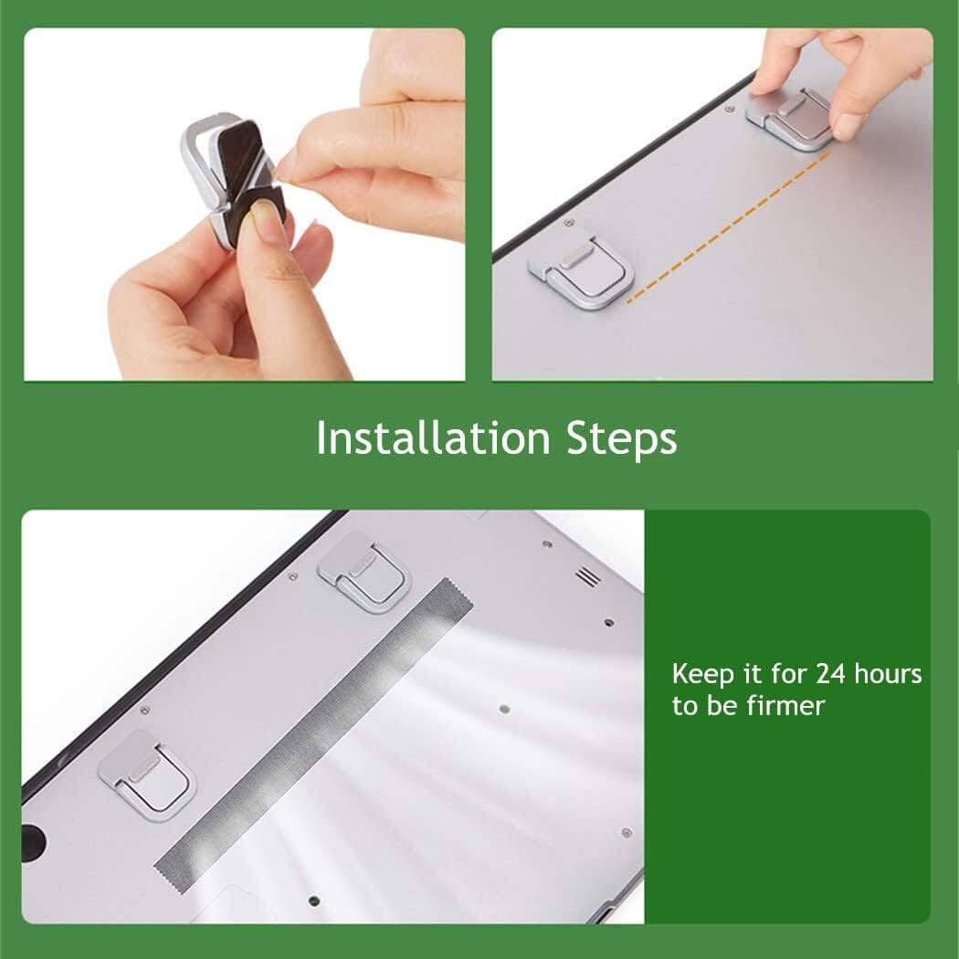 2-Pieces: Adjustable Invisible Notebook Computer Support Bracket Sale Supply