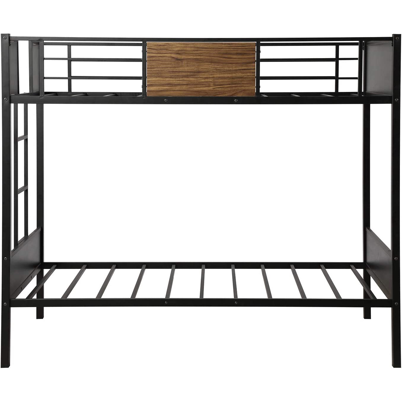 Metal Bunk Bed with Safety Railing Ladder Collections For Sale