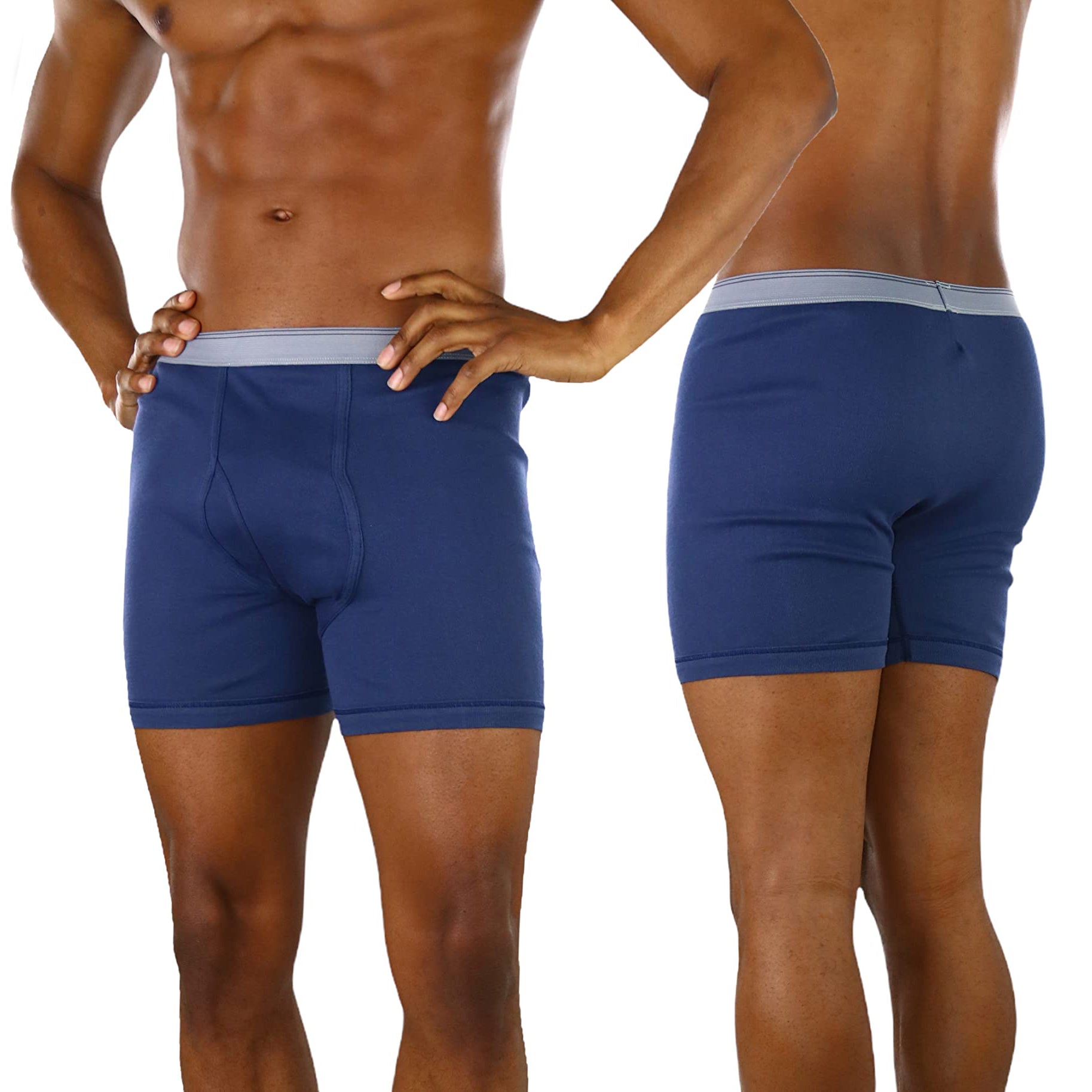 6-Pack: ToBeInStyle Men's Thick Waistband 3 Colored Boxer Briefs How Much