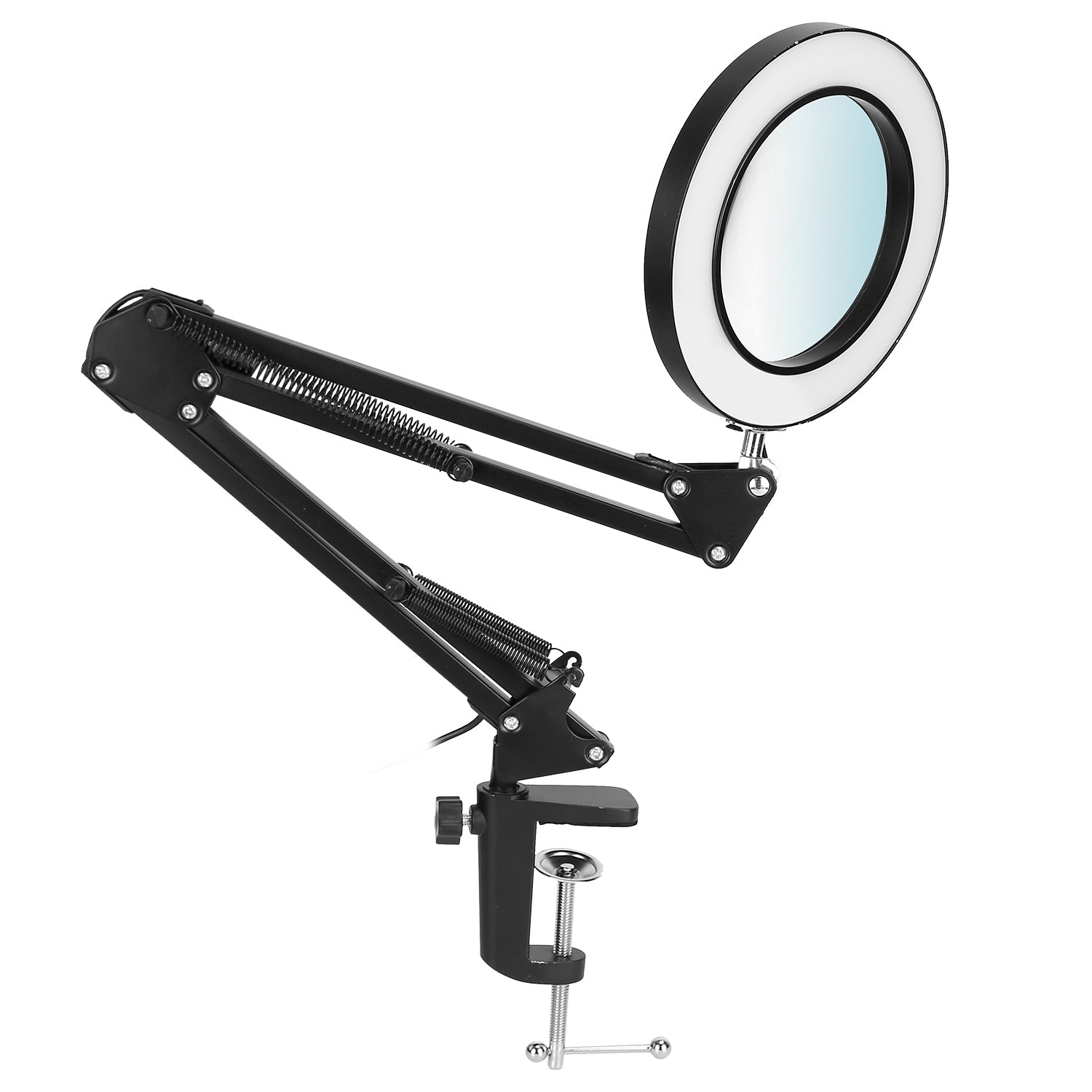 2-in-1 LED Magnifier Desk Lamp with 8x Magnifying Glass From China