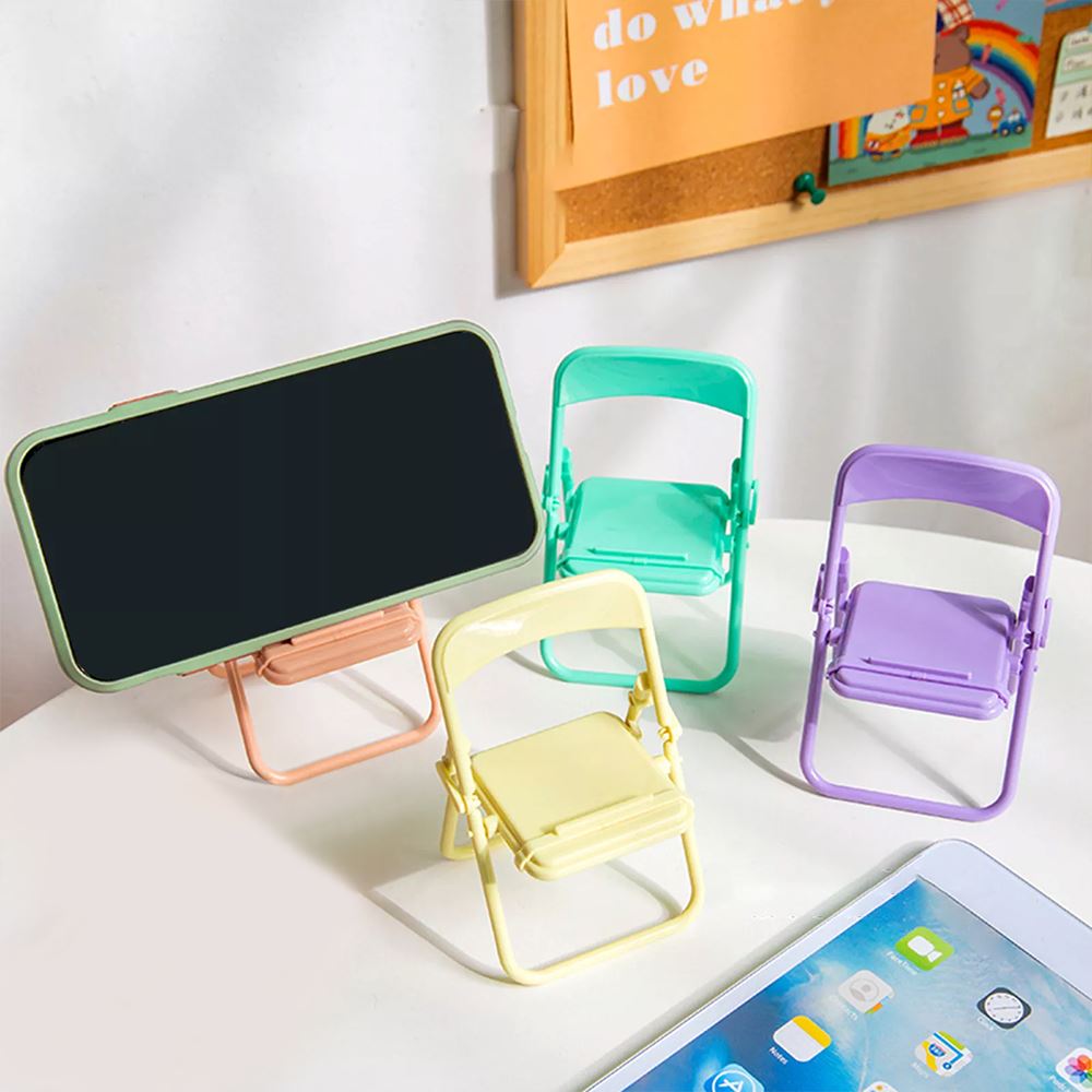 Mini Folding Chair Phone Holder Original For Sale