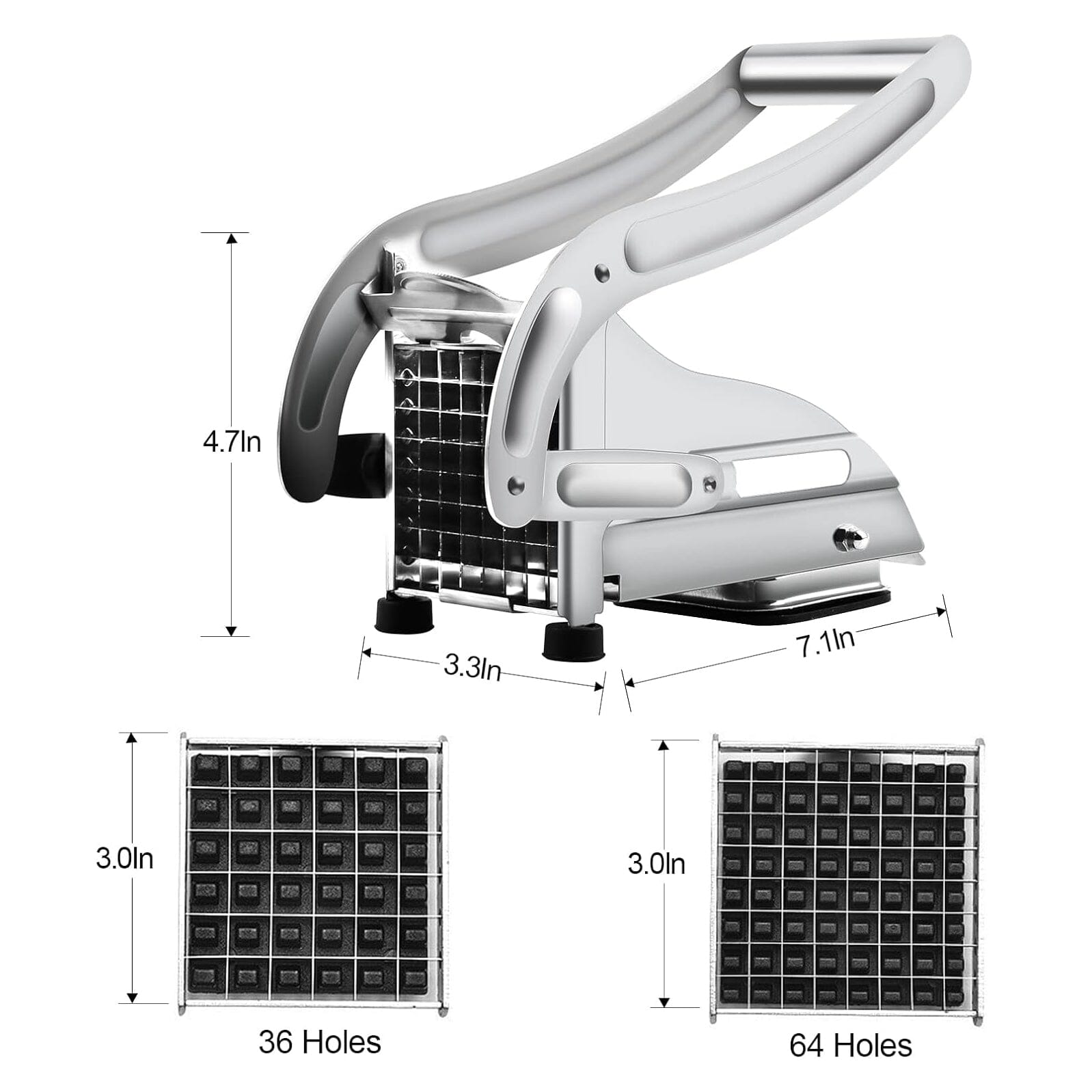 Heavy Duty Stainless Steel Potato Cutter Cheap Affordable
