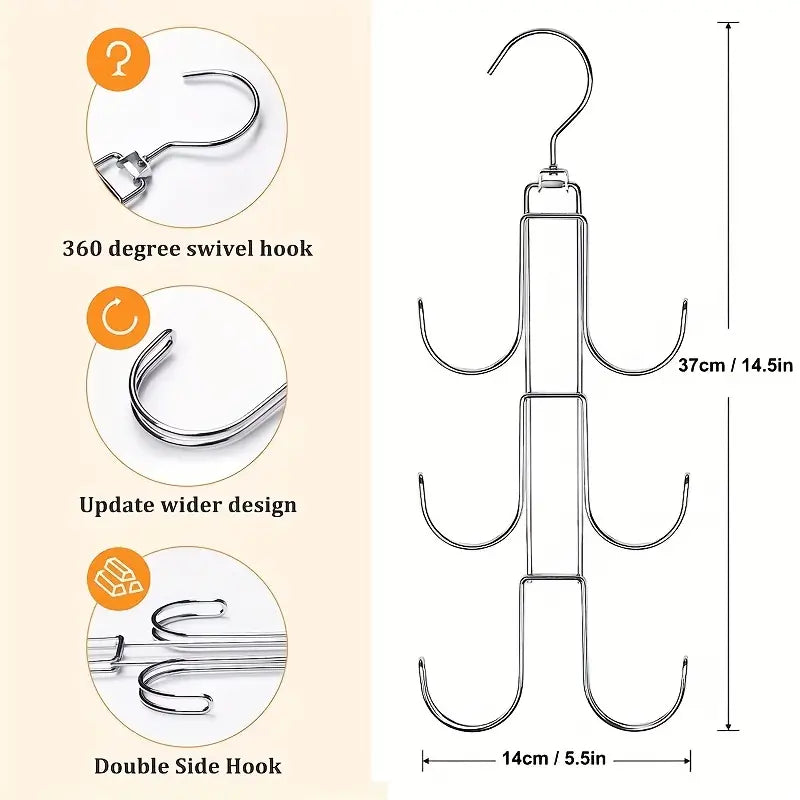 Rotatable Metal Purse Hanger Organizer Discount Latest