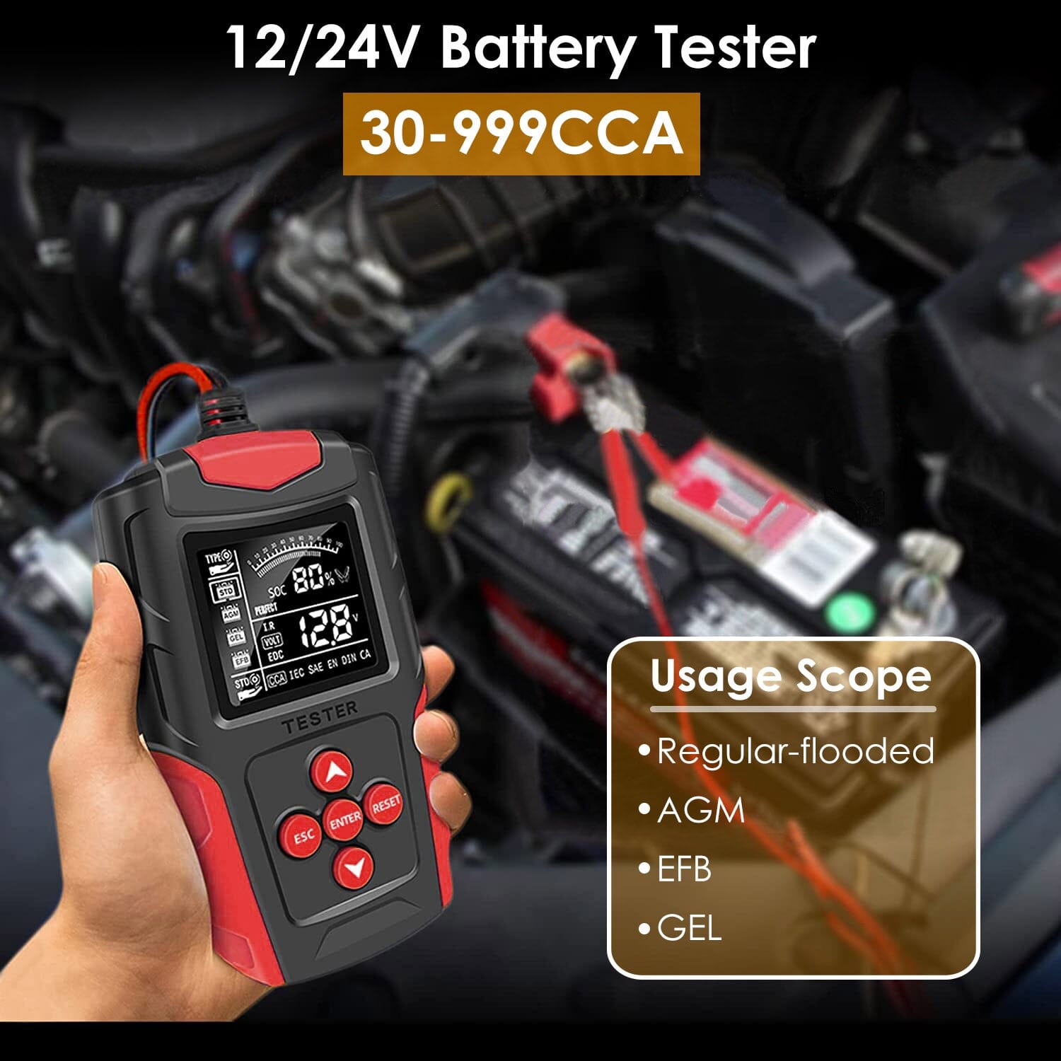 12V 24V Car Battery Tester Marketable Cheap Pice