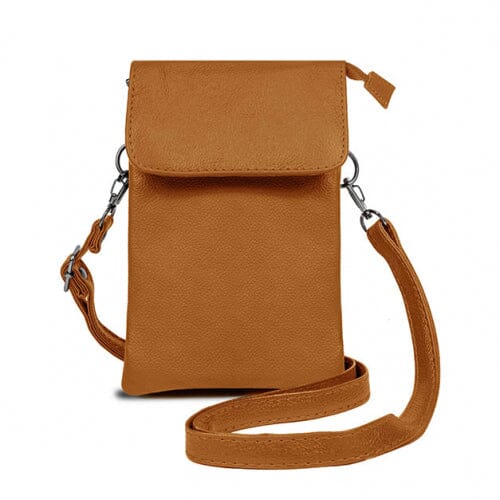 Super Soft Genuine Leather Crossbody Wallet - 5 Colors Clearance Cheap Online