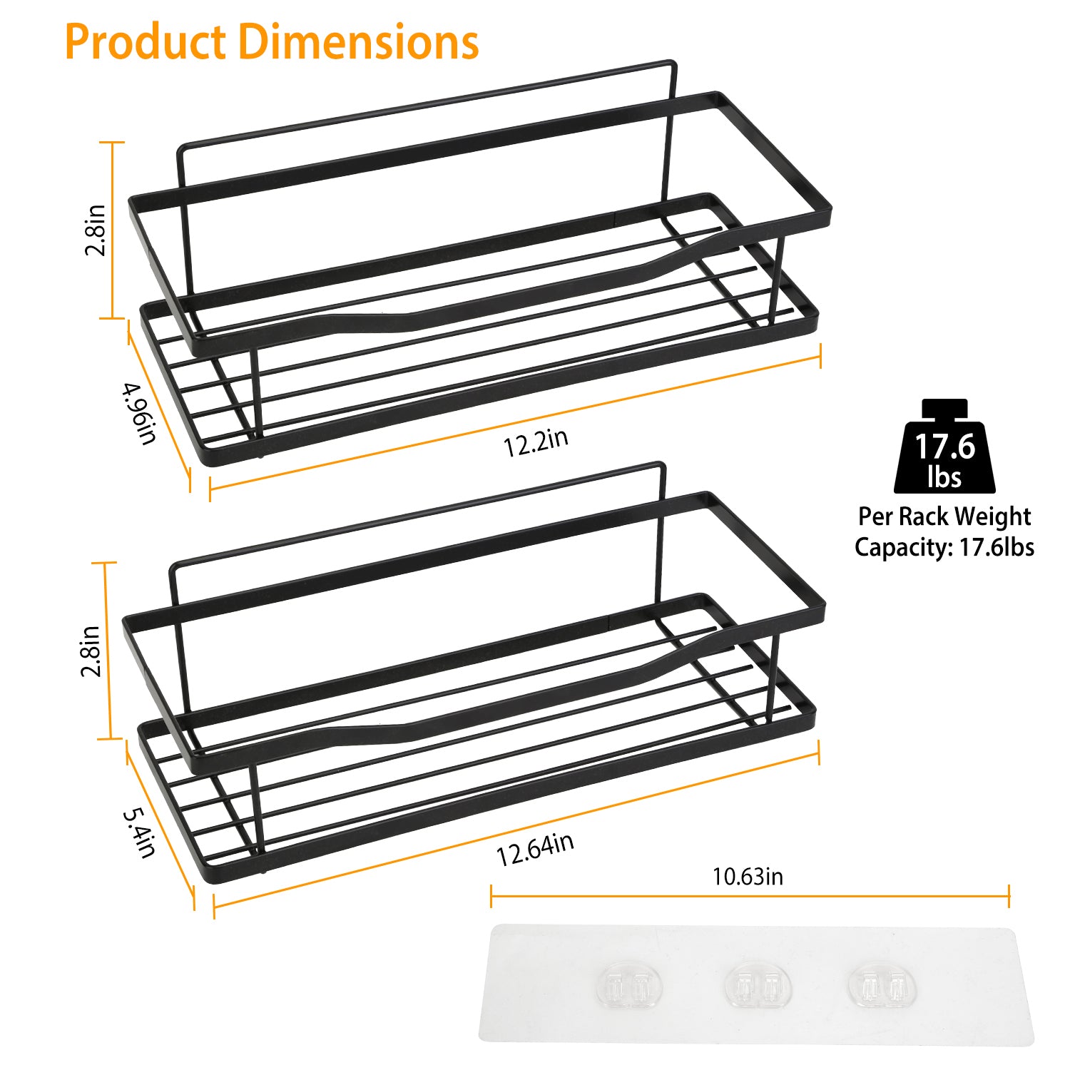 2-Tier Shower Caddy Shelf Holder 2025 Unisex Online