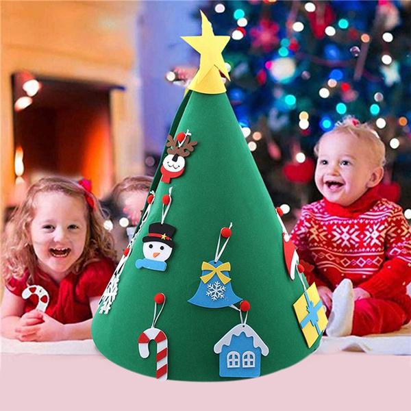 DIY 3D Felt Christmas Tree Upgraded Toddler Christmas Tree Outlet Amazon