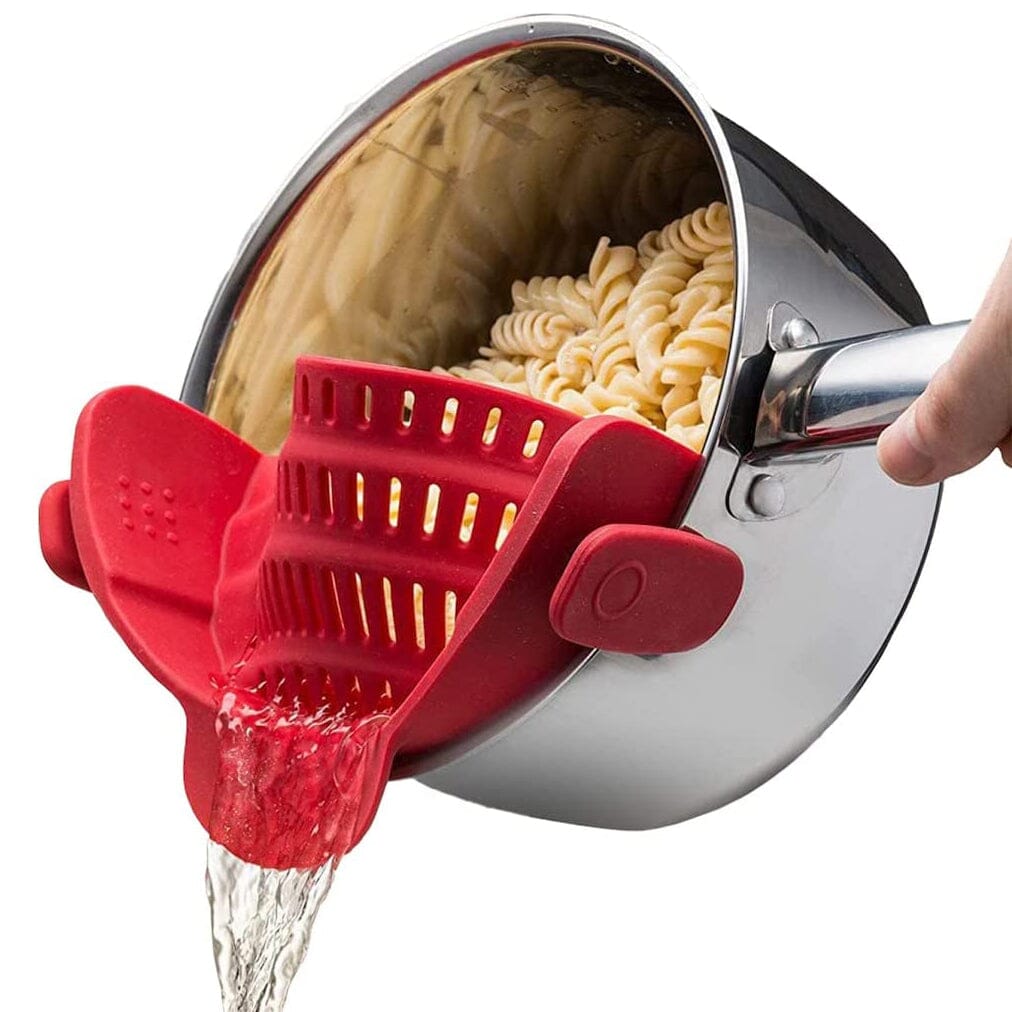 Adjustable Silicone Pot Strainer and Pasta Strainer Perfect Sale Online