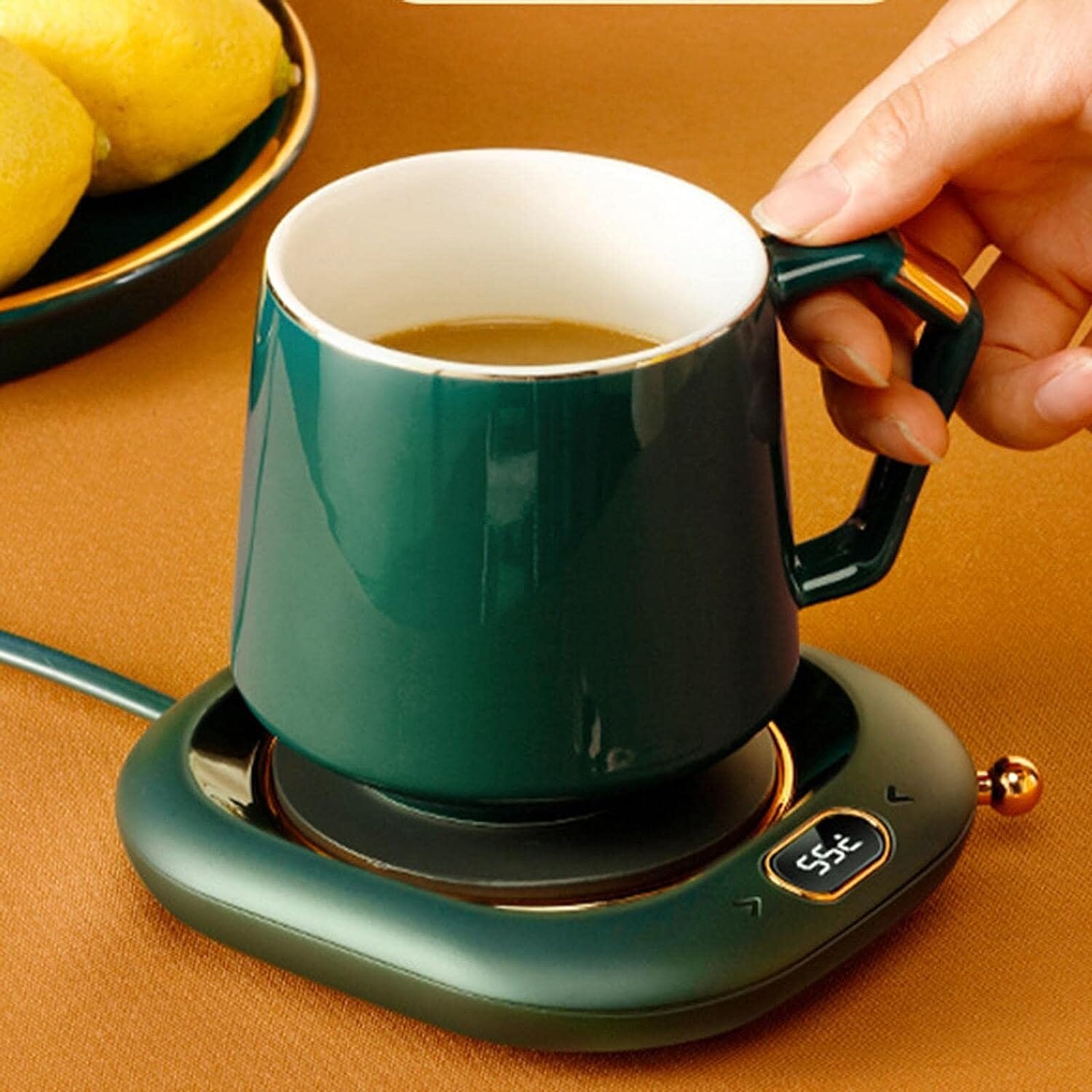 Electric Coffee Cup Warmer Mat with Mug Outlet Reliable