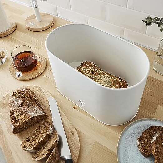 Swan Nordic Bread Bin & Cutting Board Pick A Best Sale Online