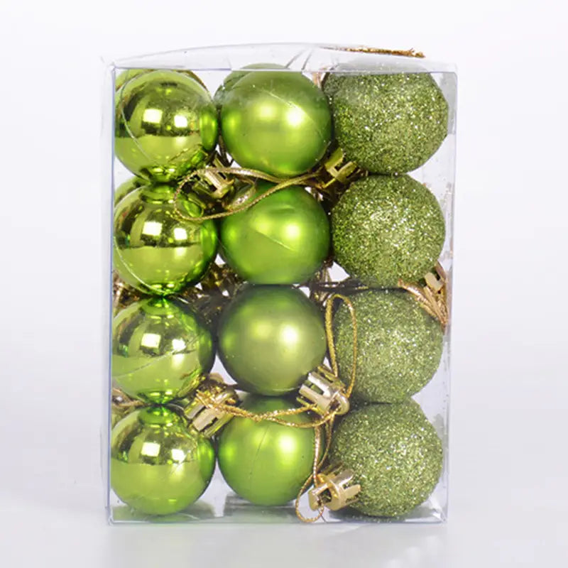 24-Pieces: Sparkling Christmas Balls Buy Cheap Free Shipping