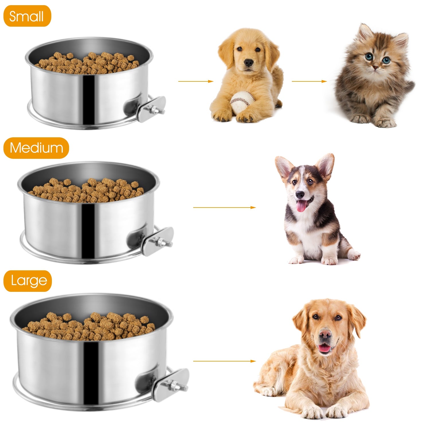 Stainless Steel Dog Pet Bowl Genuine Sale Online