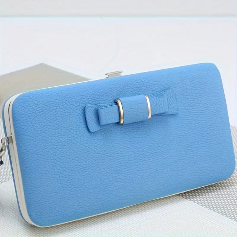 Elegant Bow Decor Phone Wallet Outlet Fashionable