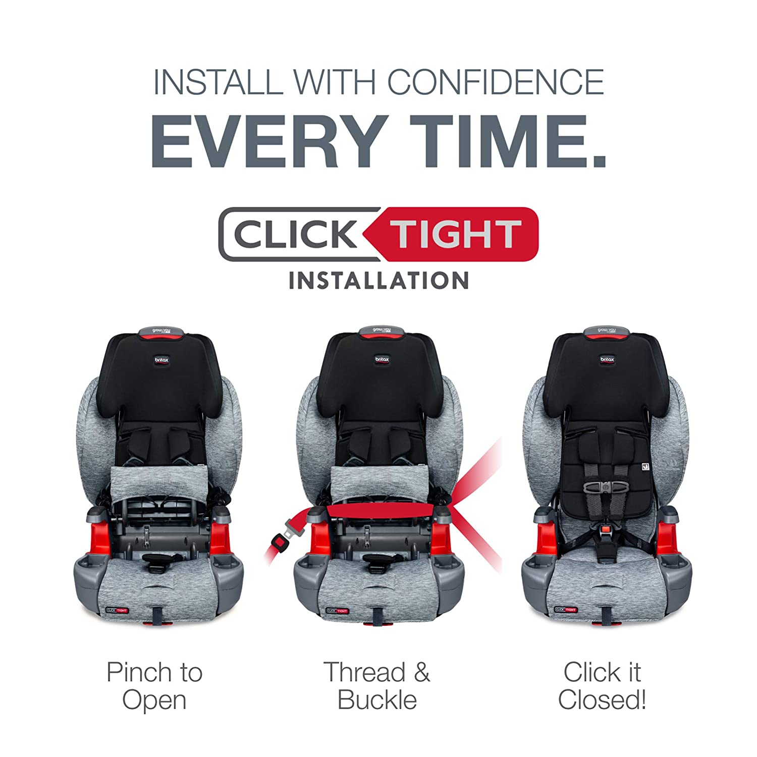 Britax Grow with You ClickTight Harness-2-Booster Car Seat Outlet Hot Sale