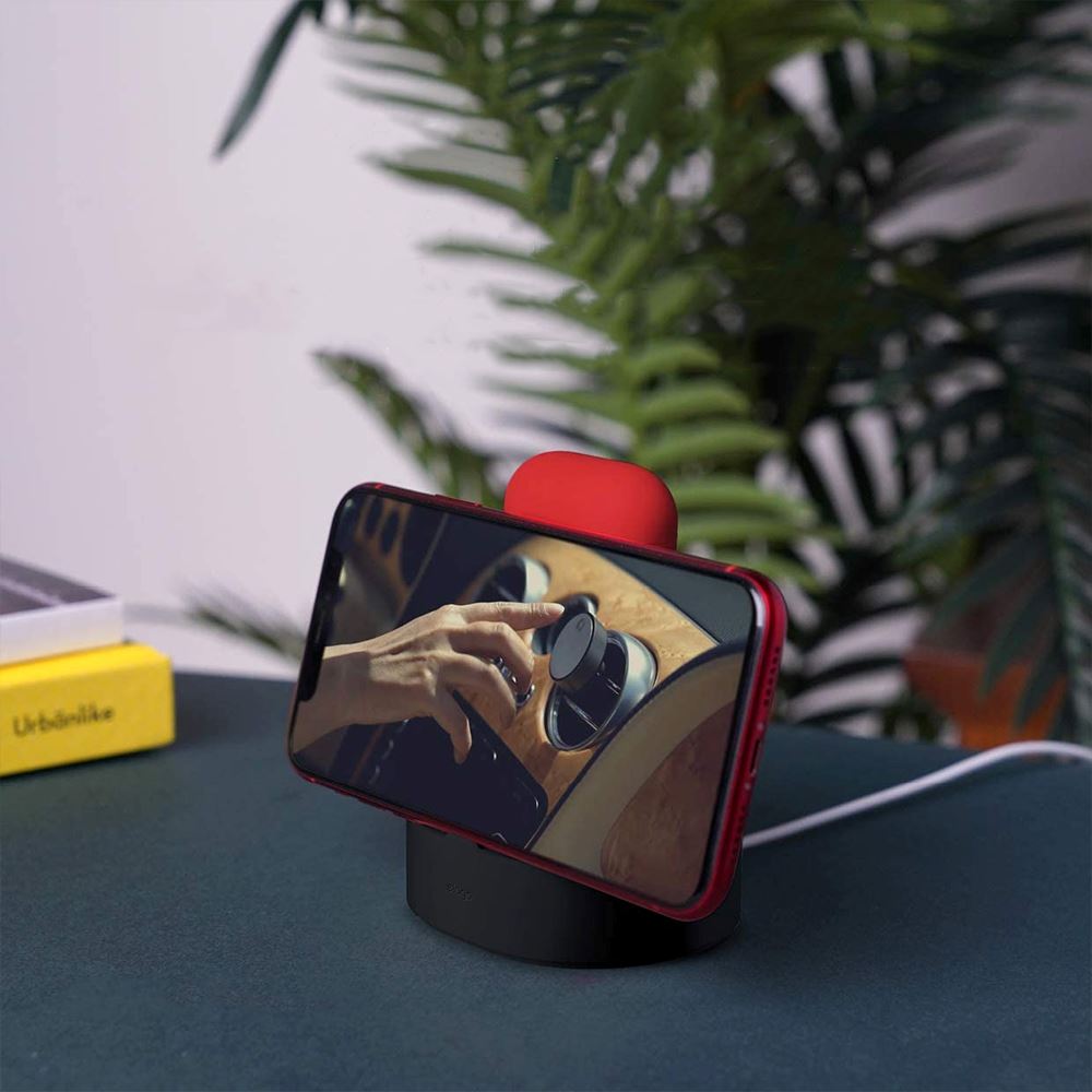 2-in-1 Apple Silicone Charging Stand Clearance High Quality