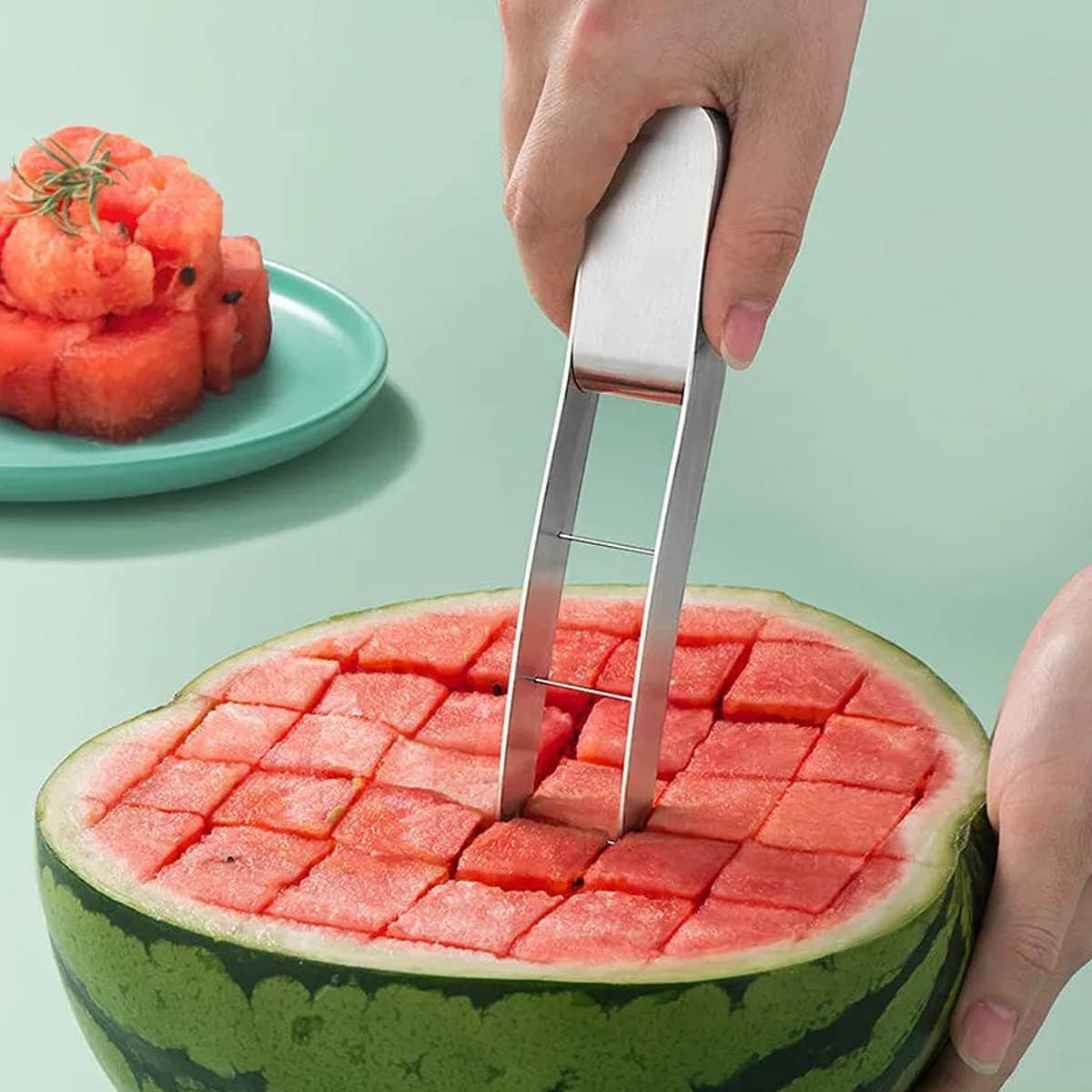 Stainless Steel Watermelon Cube Cutter Low Cost For Sale