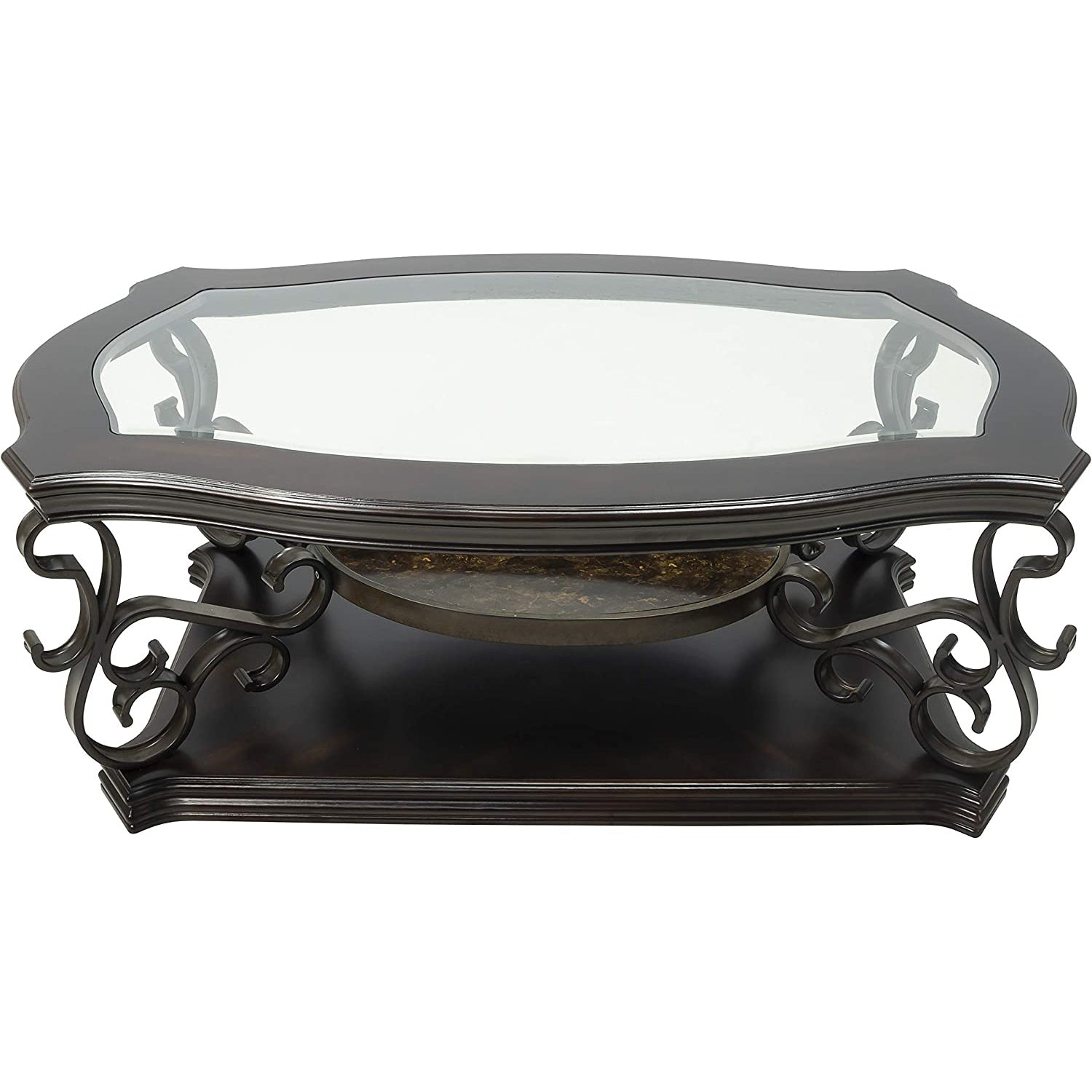 Traditional Coffee Table Accent Cocktail Table Cheap Low Shipping