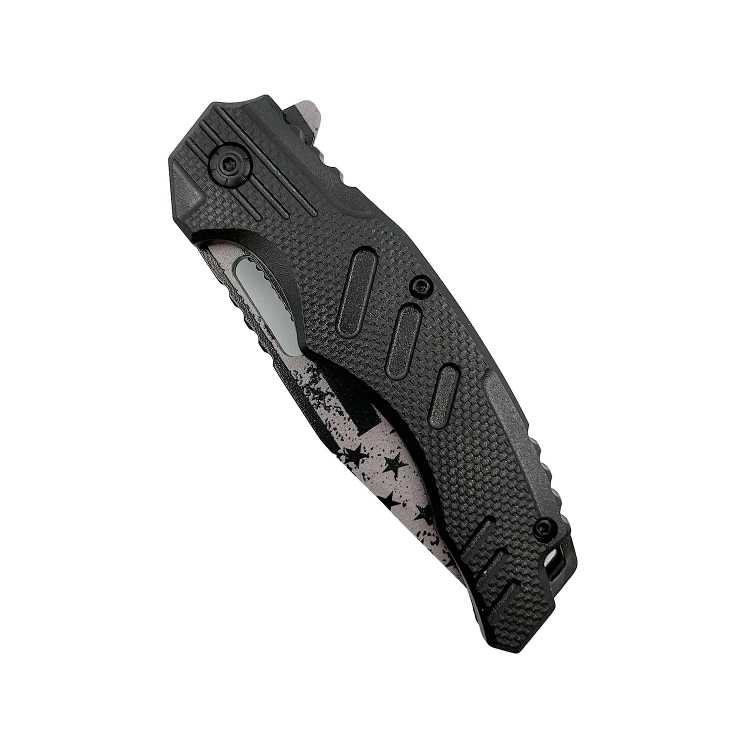 2-Pack: 4.75 American Flag Tanto Blade with ABS Handle Buy Cheap Outlet