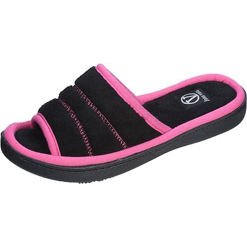 Roxoni Women's Slippers Open Toe Slide Spa Terry Cloth Discount For Sale