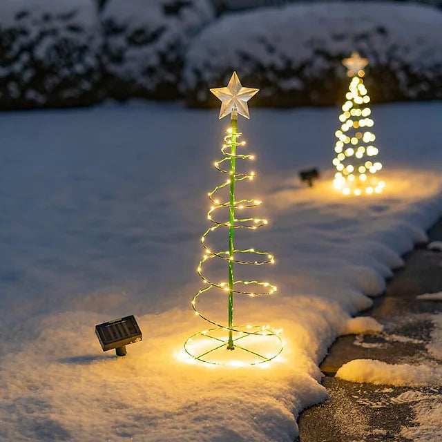 LED Christmas Tree Outdoor Solar Ground Plug Lights Buy Cheap Choice