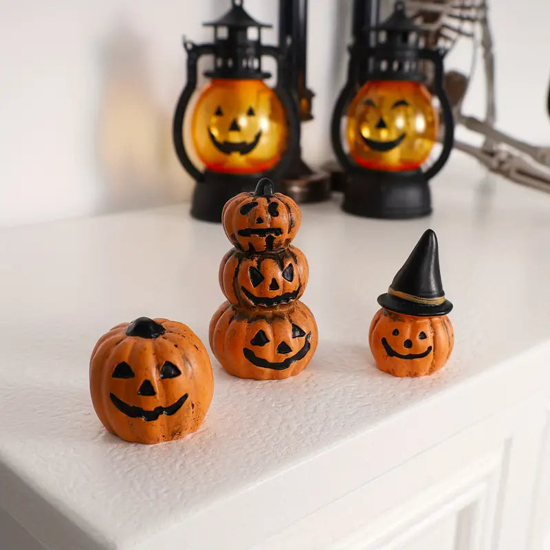 3-Piece: Halloween Pumpkin Decorations Deals