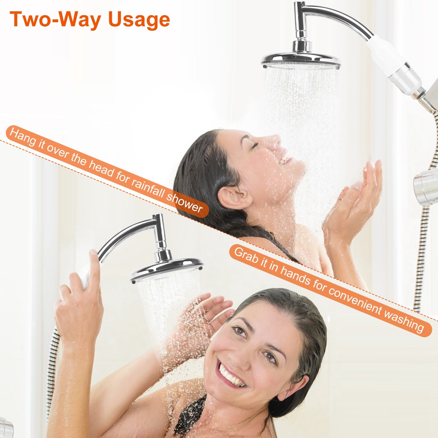 5.5-Inch High Pressure Shower Head New Arrival For Sale