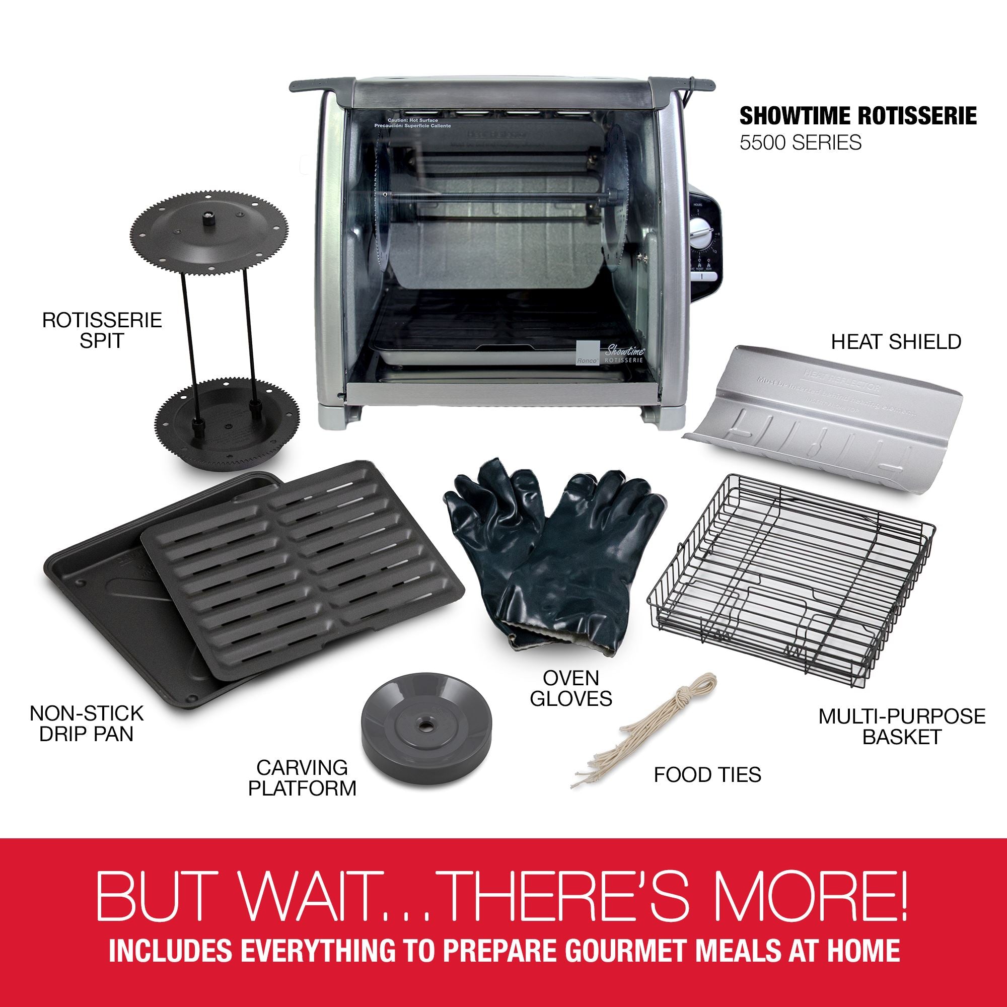 Ronco Modern Rotisserie Oven, Large Capacity (15lbs) Countertop Oven Free Shipping Inexpensive