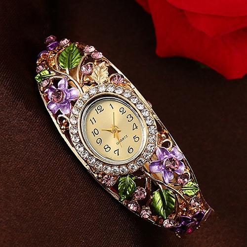 Women's Crystal Bracelet Wrist Watch Free Shipping For Sale