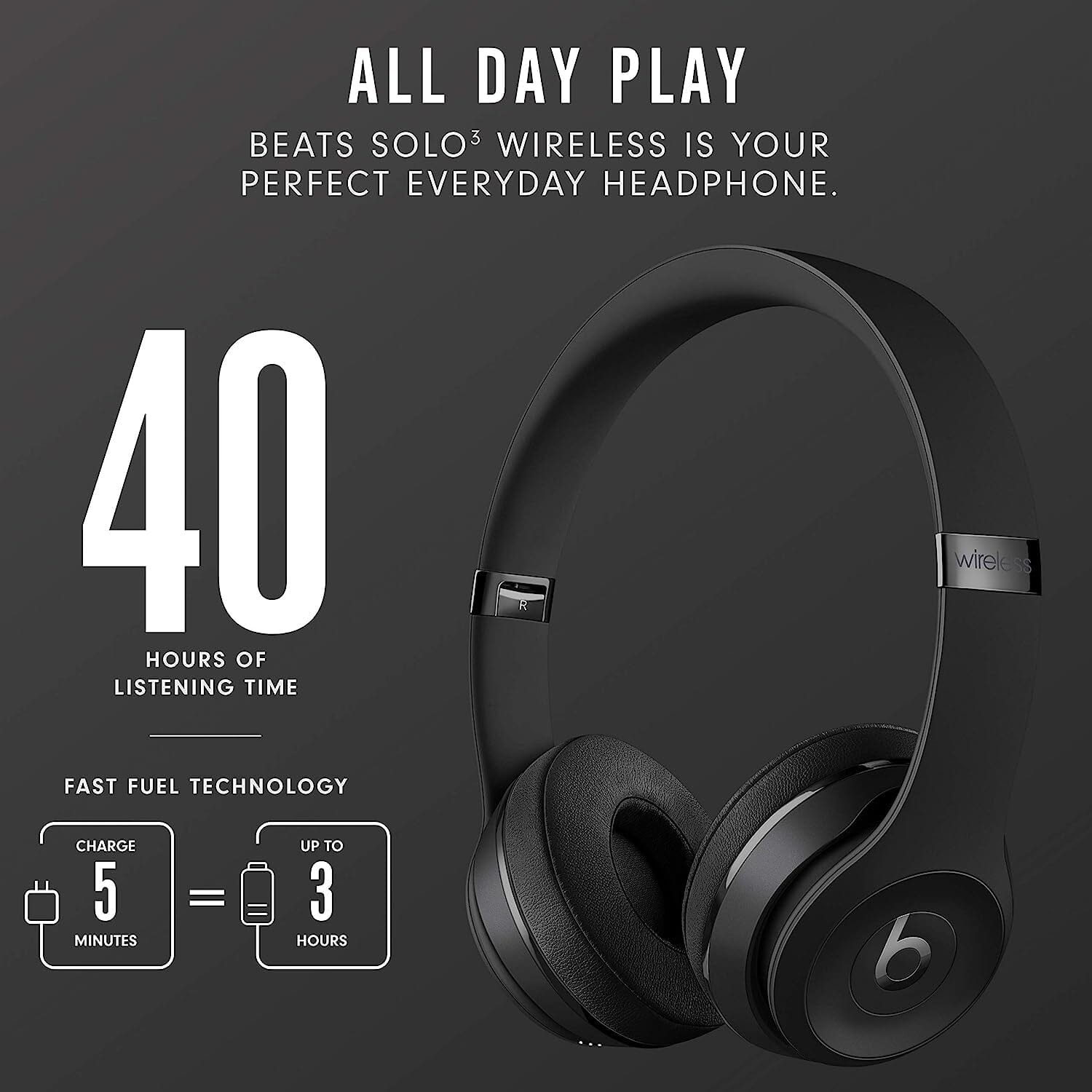 Beats Solo3 Wireless On-Ear Headphones  (Refurbished) Sale Low Shipping Fee