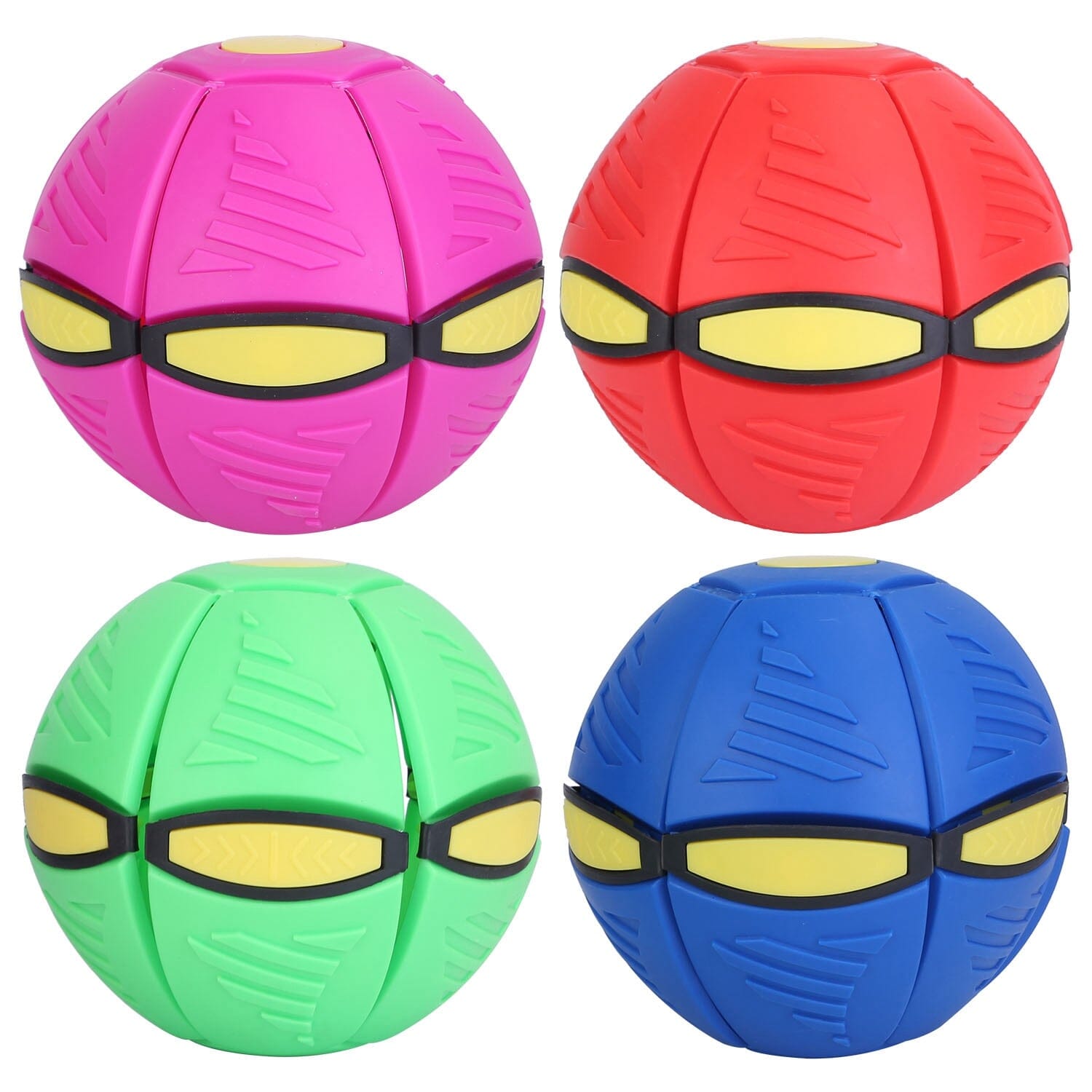 4-Pack: Flying Saucer Ball with LED Lights Discount Fashionable