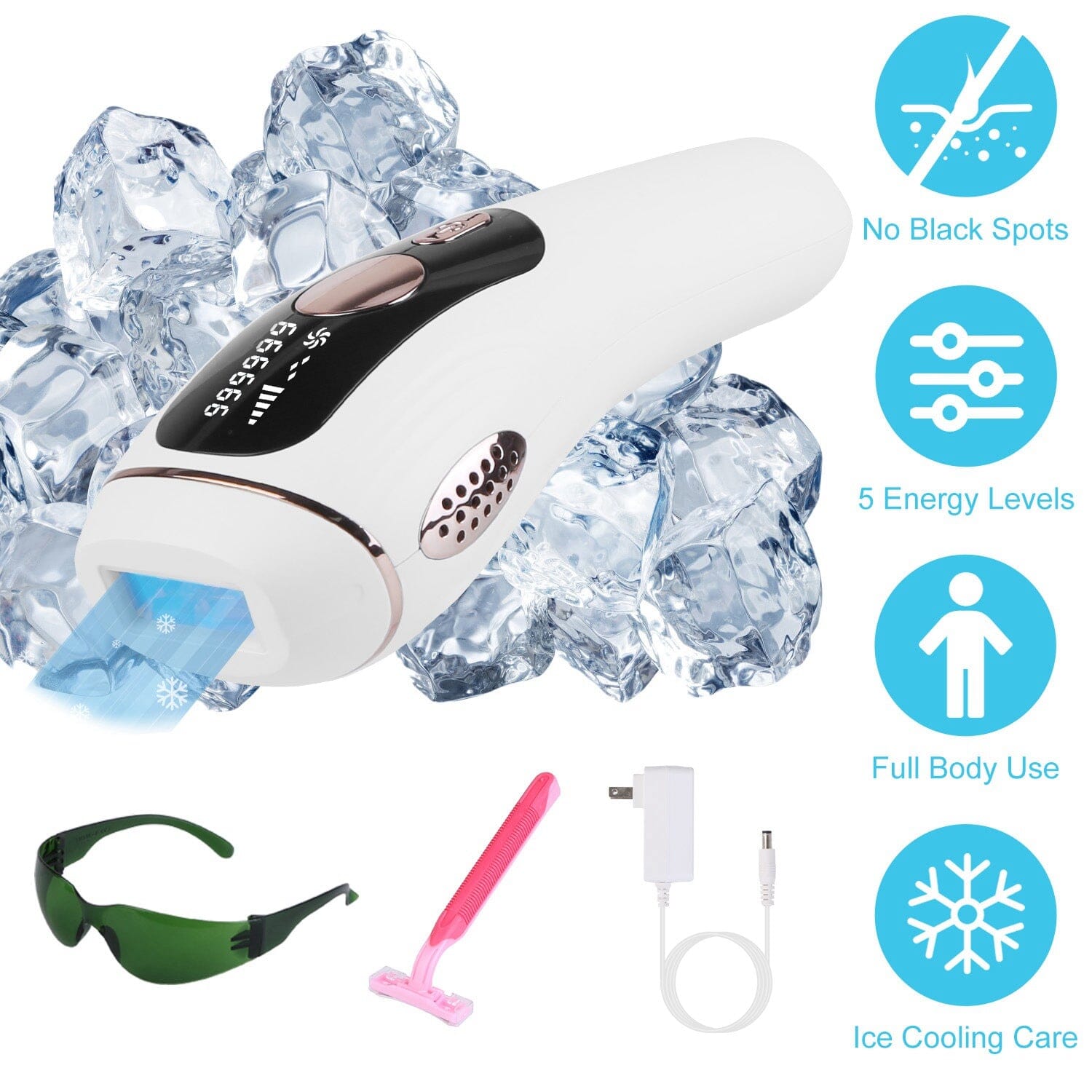 Laser Hair Removal Ice Cooling Permanent IPL Cheap Sale Reliable