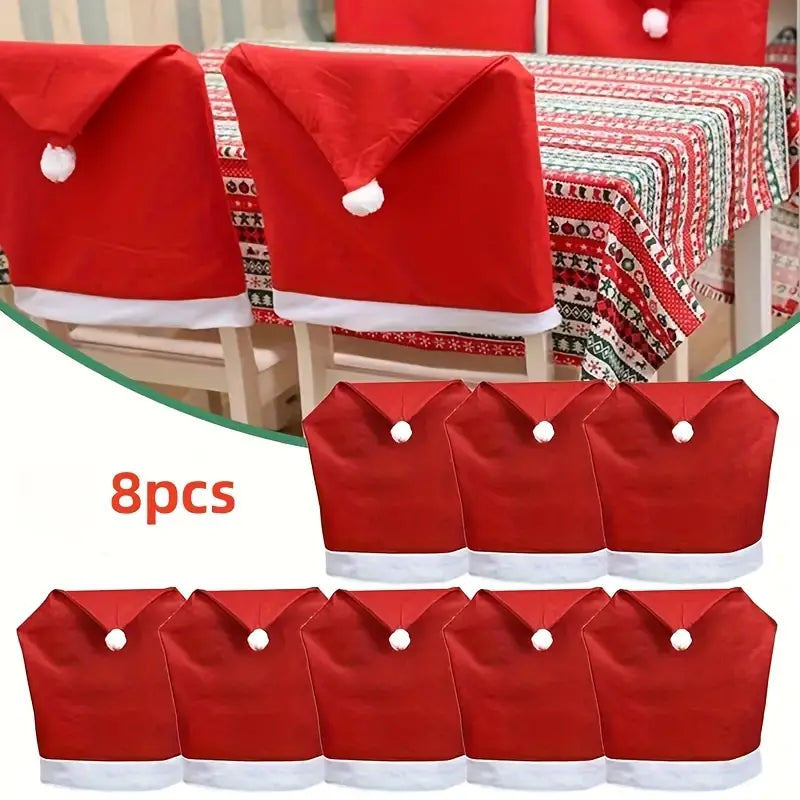 Santa Hats Dining Chair Covers Slipcover Sale Sast