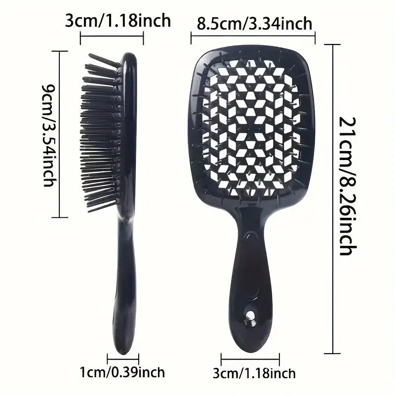 Hollow Out Hairdressing Comb Anti-Static Detangling Hair Brush Scalp Massage Hair Brush For All Hair Types For Cheap Cheap Online