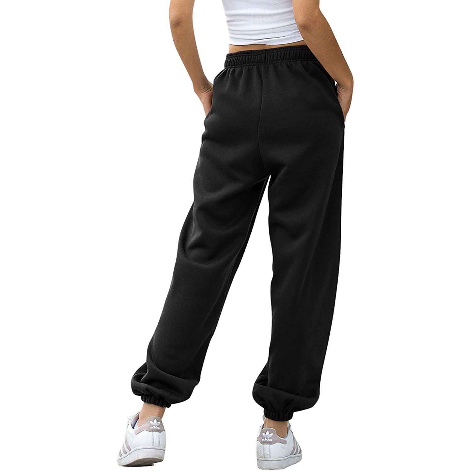 Womens Belted Sweatpants with Pockets Sale Fast Delivery