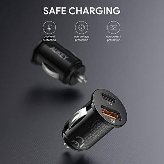 AUKEY USB C Car Charger Cheap Nicekicks