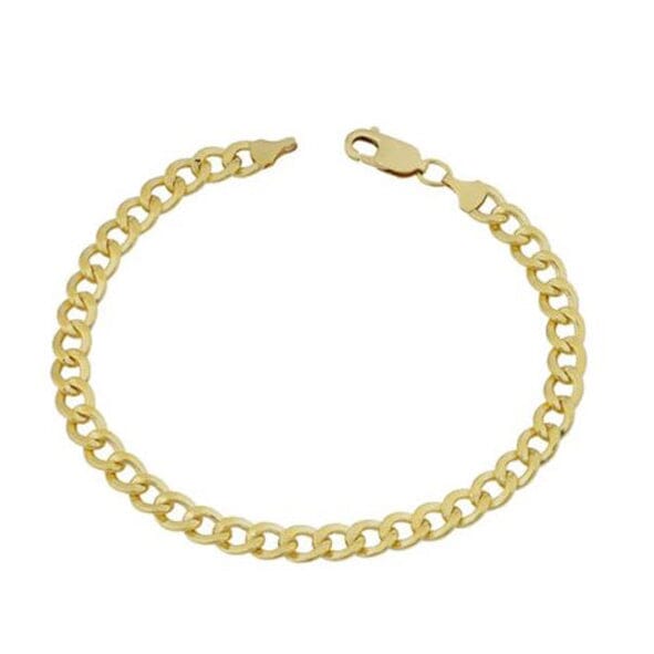 Yellow Gold Cuban, Mariner, Figaro, or Rope Bracelet Gold Filled High Polish Finish Sale With Paypal