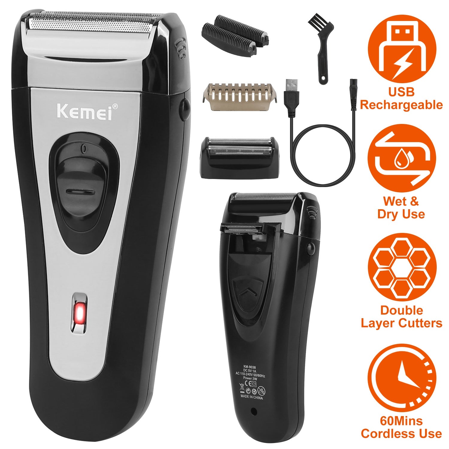 USB Rechargeable Men Electric Shaver 2025 Online