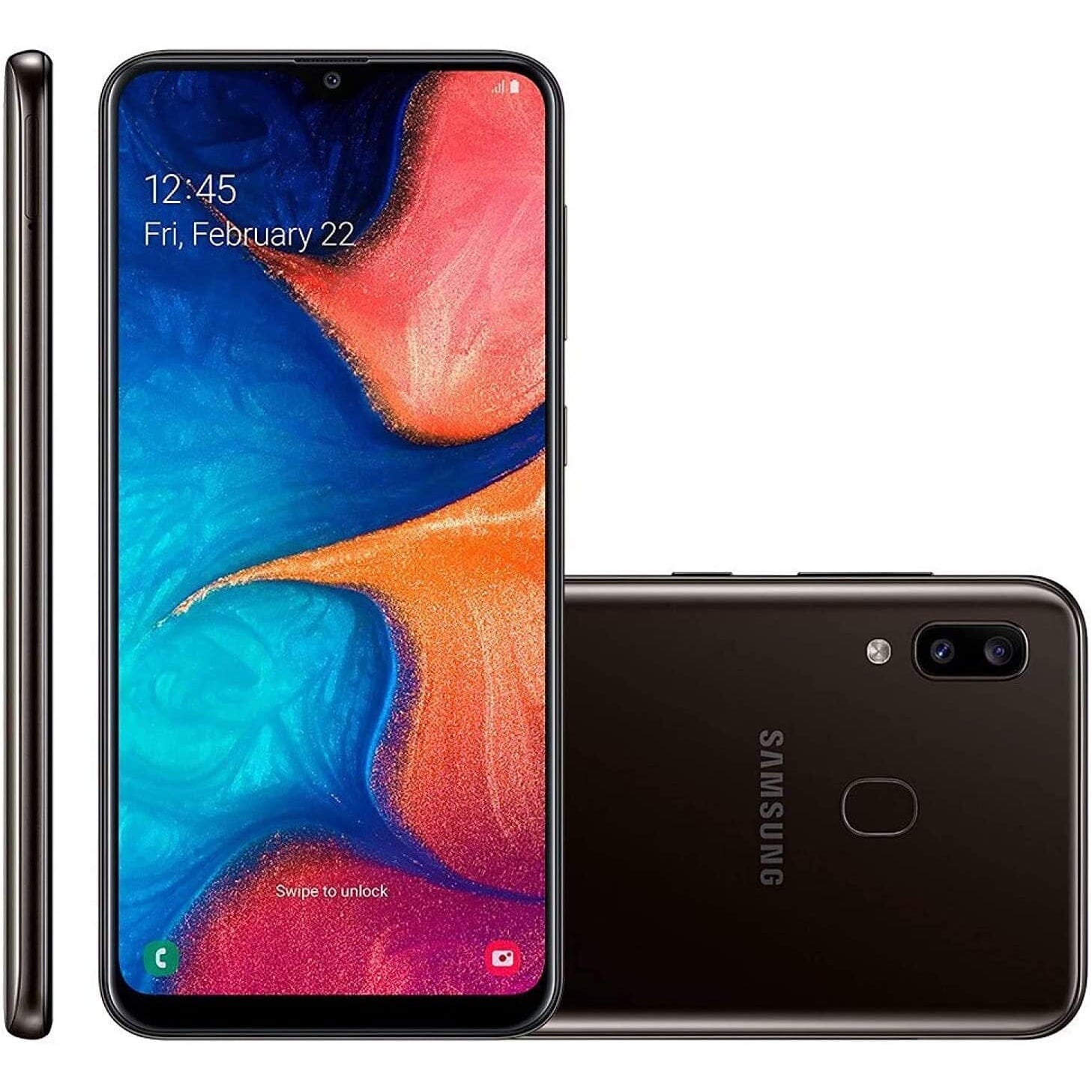 Samsung Galaxy A20 32GB 6.4 Display A205U Fully Unlocked (Refurbished) Outlet Clearance Store