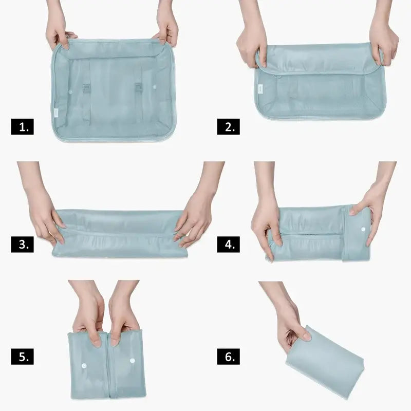7-Pieces: Travel Luggage Packing Organizers Set Clearance Free Shipping